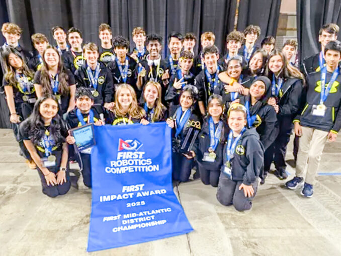 Students from Hillsdale, River Vale, Montvale, and Woodcliff Lake—members of Team 1676, the Pascack Pi-oneers—are raising funds to compete at the FIRST Robotics World Championship in Houston.