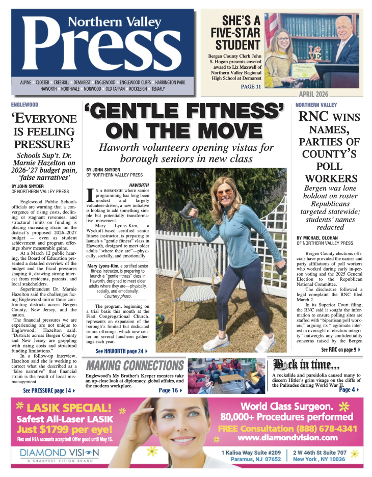 Northern Valley Press — April 2026 cover