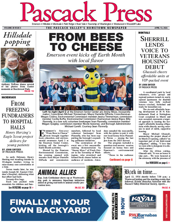 Pascack Press — April 13, 2026 cover