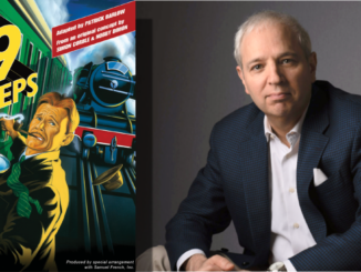 Film historian and author Max Alvarez will join Bergen County Players for a special post-show talkback following the May 15 performance of “The 39 Steps” at the Little Firehouse Theatre in Oradell. Photo courtesy of Bryan Goldberg Photography.