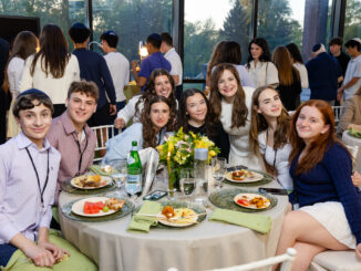 Teens gather during Valley Chabad’s annual Teen Award Night on May 4 in Woodcliff Lake, where more than 100 participants were recognized for their involvement in CTeen programs including Linking Hearts, Friendship Circle and CTeenU.