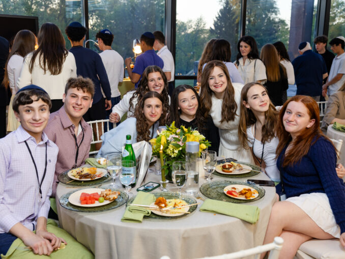 Teens gather during Valley Chabad’s annual Teen Award Night on May 4 in Woodcliff Lake, where more than 100 participants were recognized for their involvement in CTeen programs including Linking Hearts, Friendship Circle and CTeenU.