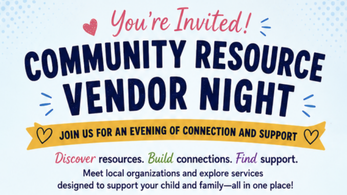 Community Resource Vendors Night