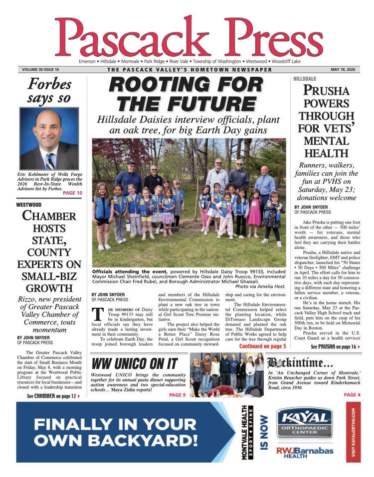 Pascack Press — May 18, 2026 cover