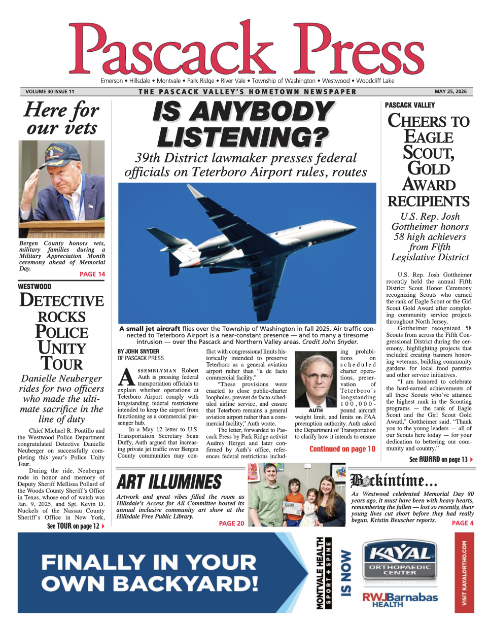 Pascack Press — May 25, 2026 cover