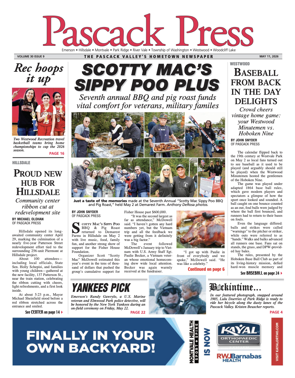 Pascack Press — May 11, 2026 cover