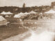 It’s all fun and games in Hillsdale 110 years ago this week. The annual Firemen’s Carnival was held July 1–8, 1916, on the field (now a residential neighborhood) at Magnolia Avenue and Cross Street. The hand-printed sign on the left advertises land for sale at $400 an acre.