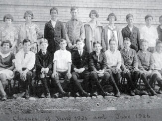 Top to bottom and left to right: Grace Noonan, Sagred Piatt, Edward Hatten, Henry Wilke, Margaret Marshall, Myrtle Engle, Edmund Brennan, Ronald Busse and Edward Emerick; in the bottom row, Anna Bellefori, John Marshall, Jack Eldridge, Robert Bates, Edward Birdsall, Peter Belnay, James Davis, Marcel Bonhote, Samuel Peskanowitz, and Albert Collina. Pascack Historical Society’s John C. Storms Museum