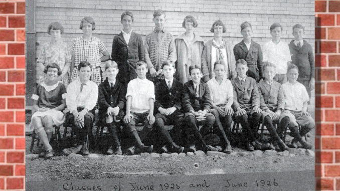 Top to bottom and left to right: Grace Noonan, Sagred Piatt, Edward Hatten, Henry Wilke, Margaret Marshall, Myrtle Engle, Edmund Brennan, Ronald Busse and Edward Emerick; in the bottom row, Anna Bellefori, John Marshall, Jack Eldridge, Robert Bates, Edward Birdsall, Peter Belnay, James Davis, Marcel Bonhote, Samuel Peskanowitz, and Albert Collina. Pascack Historical Society’s John C. Storms Museum