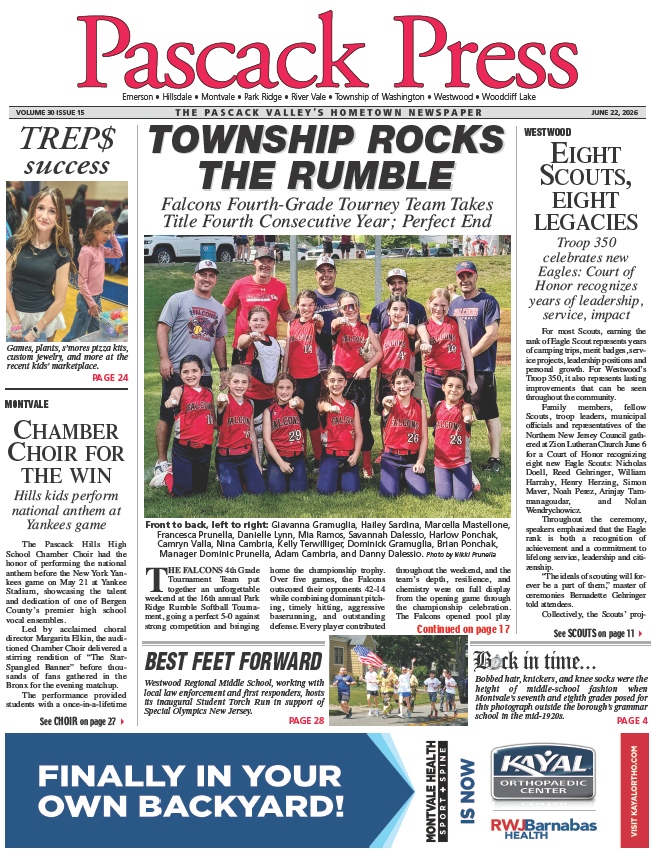 Pascack Press — June 22, 2026 cover