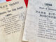 RIVAL TICKETS: Ballots from Park Ridge’s first school board election, held July 20, 1894, show the competing People’s Party—dubbed the “Hayseeds” by its opponents—and Citizens’ Party, representing the borough’s newer commuter population. A six-way tie for the final five seats ultimately was settled by drawing the candidates’ names.