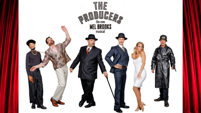 Based on Mel Brooks’ classic 1967 film, “The Producers” follows struggling Broadway producer Max Bialystock and nervous accountant Leo Bloom as they devise a seemingly foolproof scheme to make money by staging the biggest flop in theatrical history. Photo by Richard Frant/Frant Visuals