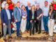 Charles “Chip” Giamo, a longtime Bergen County CASA volunteer whose example inspired Township of Washington resident Nilene Evans to become an Advocate in 2016. Giamo died July 25 at 81. In the group photo, from a 2023 fundraiser, Chip is at left with Bergen CASA Board of Trustees members Michael Edwards, Cathy Skinner, Thomas Ayers, Lucy Rosen, Joseph Preziosi, Marc Blatt and Zone LeSane. Bergen CASA photo.