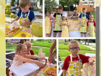 Raising funds for the Dennis Burke Foundation on Aug. 6. Christine Green photos.