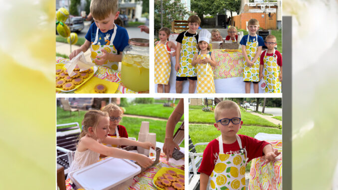 Raising funds for the Dennis Burke Foundation on Aug. 6. Christine Green photos.