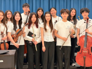 Youth volunteers with Solis and Luna Arts recently brought a therapeutic music program to North Cliff Elementary School, sharing performances designed to use music as a way to connect, inspire, and bring comfort. Courtesy photo.