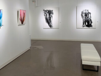 “Between Forms” brings together works by women artists Brittany Clifford, Marina Chisty, Soo Kim and Oxana Kovalchuk at Sfumato Gallery, 24 Booker St., Westwood. Exploring the space between abstraction and recognizable imagery, the exhibition runs through Oct. 23. Admission is free.