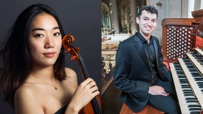 Free concerts in the perfect venue: Violinist and Tenafly graduate Elli Choi performs Sept. 13; organist Daniel Ficarri follows Sept. 19. Courtesy photos
