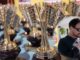 Trophies await car show winners. Inset: Joey’s Fund founder Tony DeCarlo, Joey’s father. The charity’s 12th annual car show returns to Closter Plaza Sept. 20 to raise money for patients and families facing serious illness.