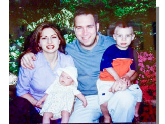 Rose and Joseph Keller with their daughter, Sydnie, and son, Joseph, before Sept. 11, 2001. Twenty-five years after Joseph’s death, his family continues to share memories of his life and kindness. Courtesy photo.