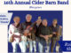The Cider Barn Band returns to the Wortendyke Barn Museum on Sunday, Oct. 25, from 1 to 3:30 p.m.