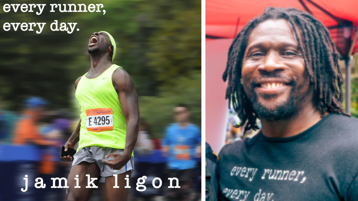 Runner on track with book release