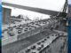 A snapshot from the George Washington Bridge’s first day of operation, Oct. 25, 1931, shows traffic at the New York entrance, with the Hudson River and New Jersey in the background.