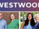 The candidates: Democratic incumbent Erin Collins with newcomer Kristian Rasmussen on the left, and Republican incumbent Lauren Letizia with former councilwoman Beth Staples on the right. Two seats are up for grabs on the Westwood Borough Council. Campaign photos.